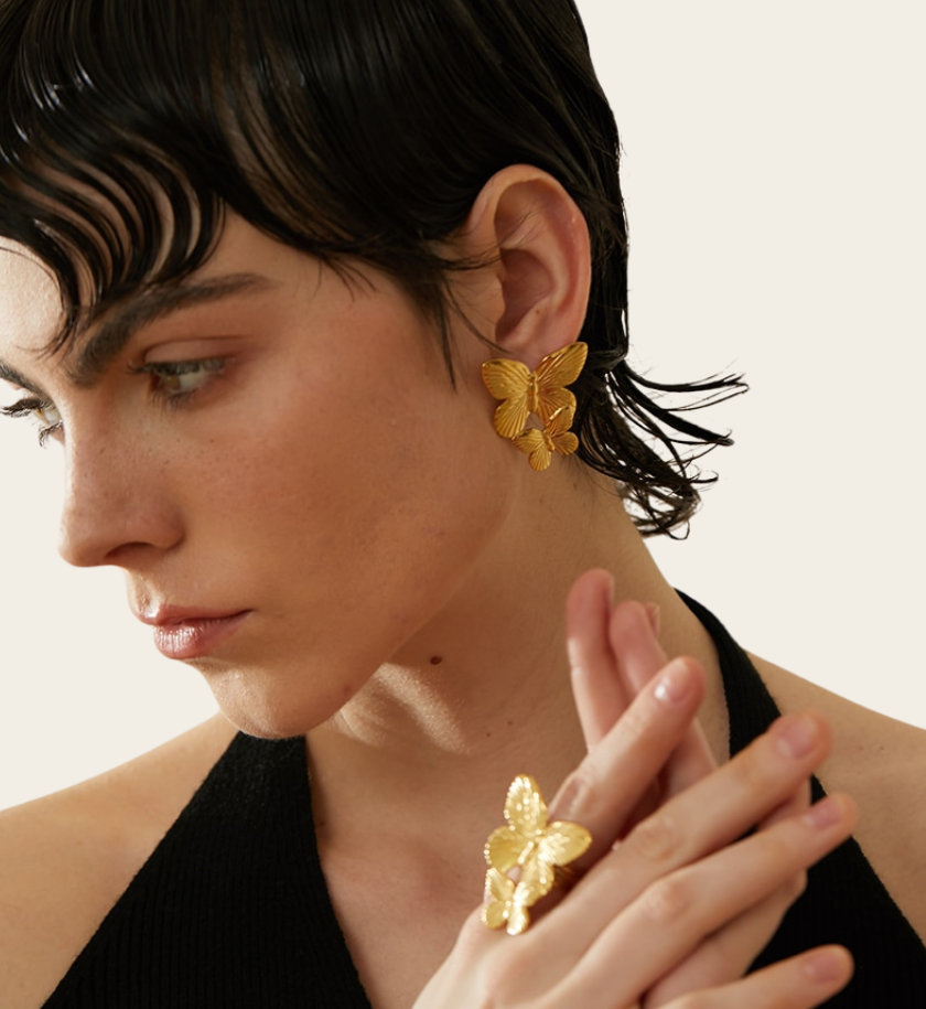 BUTTERFLY EARRINGS