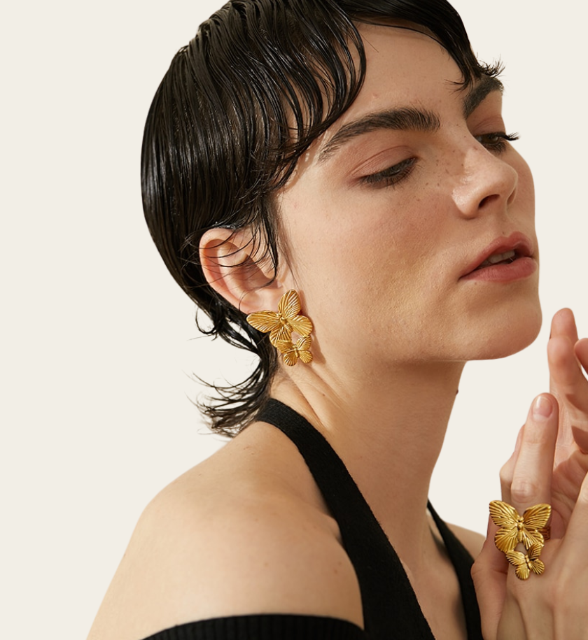 BUTTERFLY EARRINGS